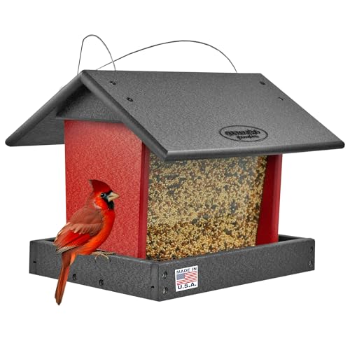 Poly Hanging Hopper Bird Feeder