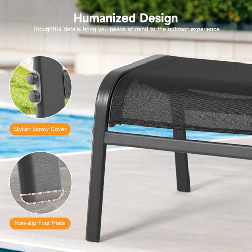 Outdoor Ottoman Set of 2 (2 Count)