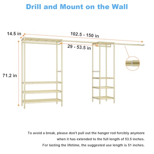 E11 Heavy Duty Garment Rack