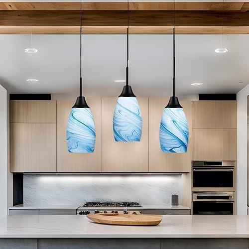 Mini Glass Pendant Light 4.72"