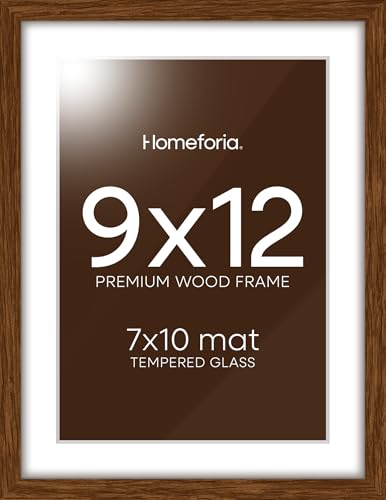 9x12 Brown Oak Picture Frame