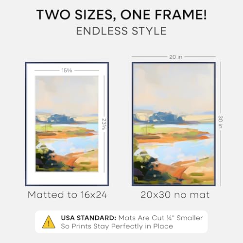 20x30 Blue Picture Frame (2 Count)