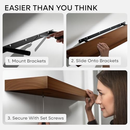 36 Inch Floating Shelves (4 Count)
