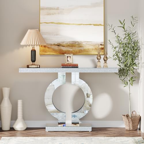Modern Mirrored Console Table