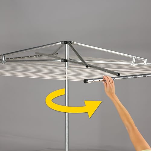 17140 1 Rotary Outdoor Umbrella Drying Rack