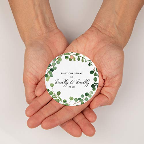 Custom Year Round Ceramic Porcelain Christmas Tree Ornament Keepsake Collectible Gift
