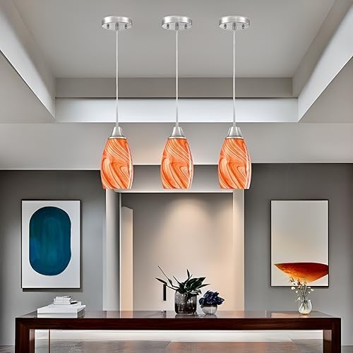 Mini Glass Pendant Light 4.72"