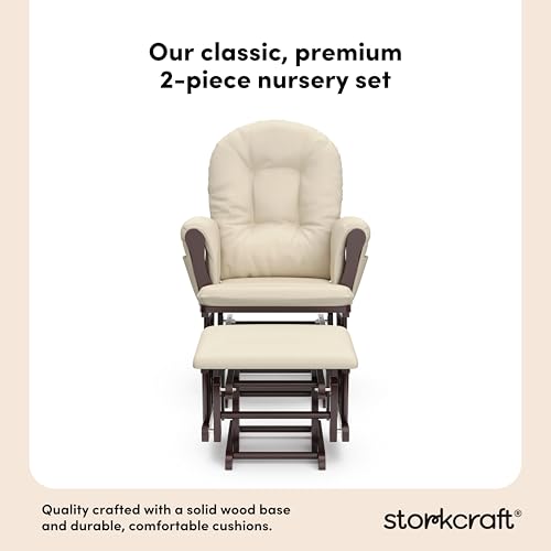Premium Hoop Glider & Ottoman