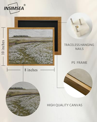 Framed Canvas Wall Art Vintage Decor