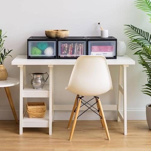 6 Pack Plastic Drawer Storage Organizer (6 Count)