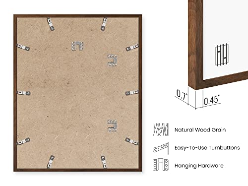 Walnut Rustic Frame