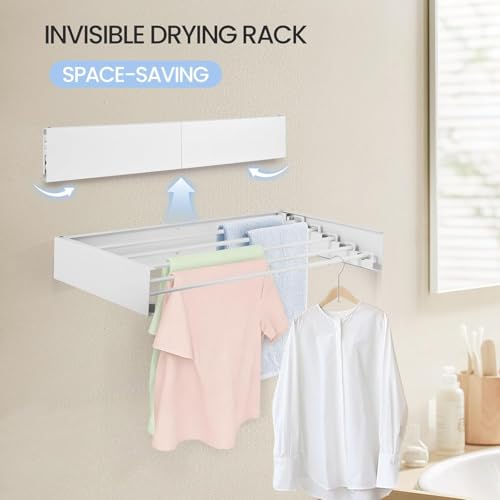 Wall Mounted Laundry Drying Rack
