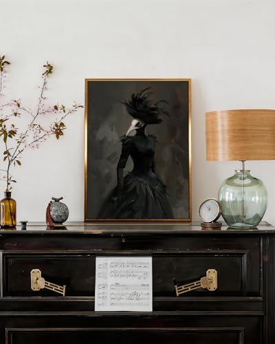 Mask Raven Vintage Halloween Wall Art
