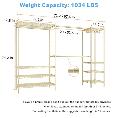 E11 Heavy Duty Garment Rack