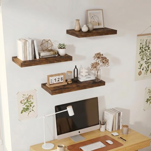 Deep Floating Shelves 48x12” Set of 2 (2 Count)