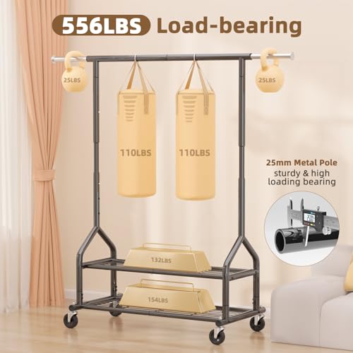 Heavy Duty Clothes Rack Load 556 LBS