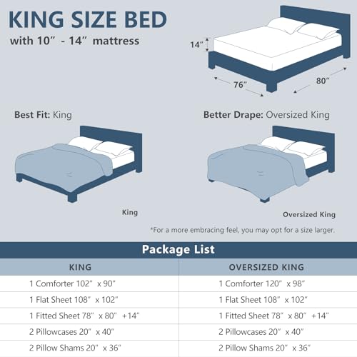 Oversized King Size Comforter Set Brown