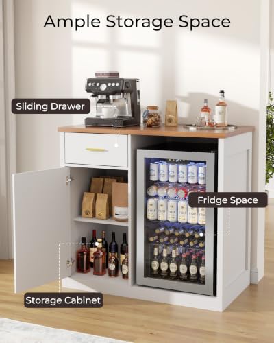 Mini Fridge Cabinet