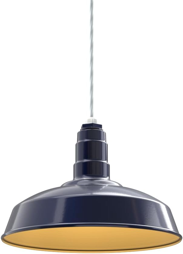 Steel Lighting Co. Carson Barn Light | Ceiling Mounted Pendant | 16 inch Dome |