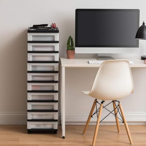 10 Drawer Rolling Storage Cart