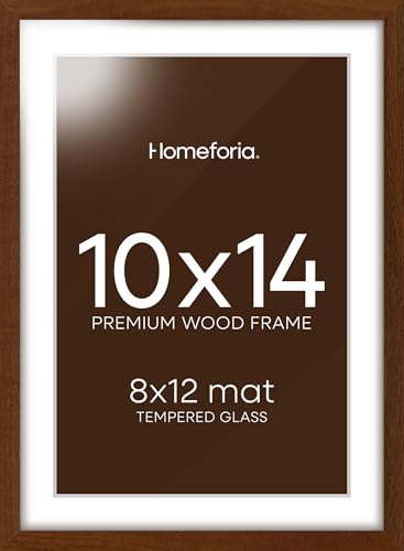 10x14 Brown Oak Picture Frame (2 Count)