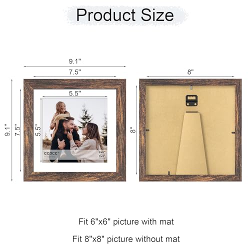 8x8 Picture Frame Set of 4 (4 Count)