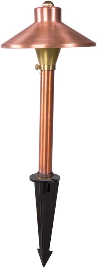 VOLT Flat Hat 12V Copper Mini Path Light