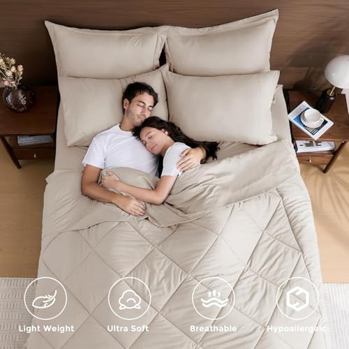 7 Piece Oversized Queen Comforter Set