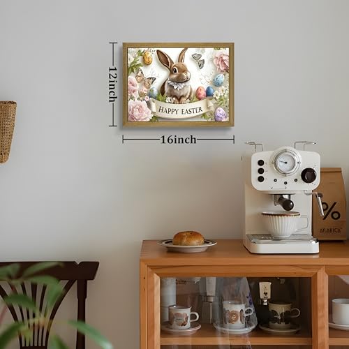 Framed Easter Bunny Wall Art