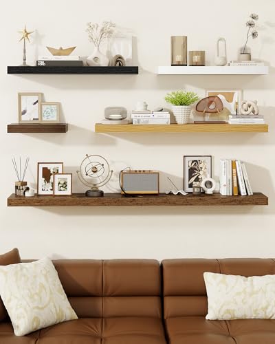 72" Floating Shelves for Wall (2 Count)