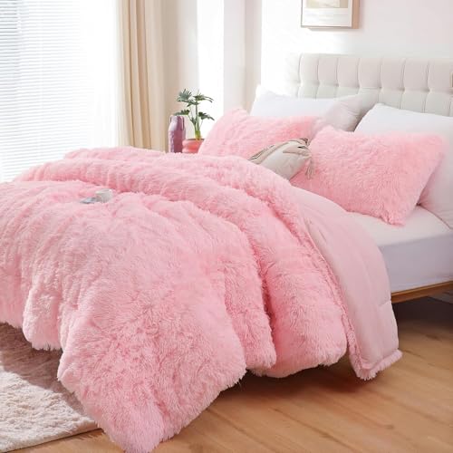 Fluffy Twin Comforter Set