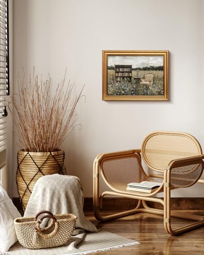 Vintage Gold Framed Wall Art for Living Room