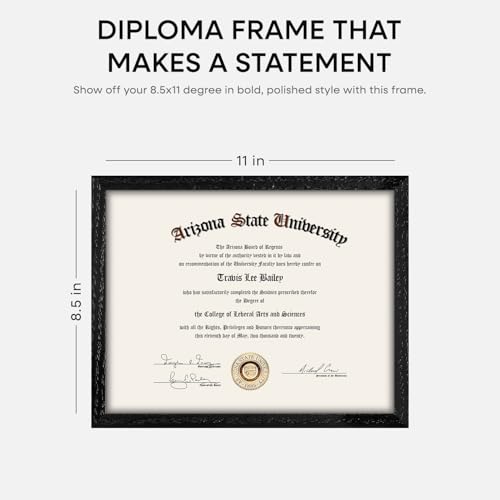 8.5x11 White Oak Diploma Frame (2 Count)