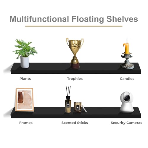 Floating Shelves for Wall Storage (3 Count)