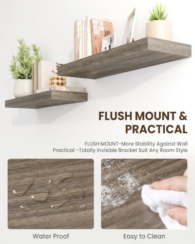 36" Floating Shelves for Wall (2 Count)
