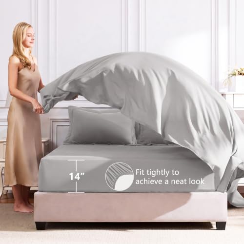 Oversized Queen Comforter Set French Grey
