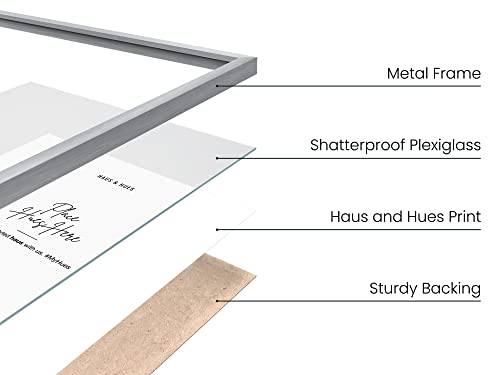 12x18 Silver Metal Picture Frames (3 Count)