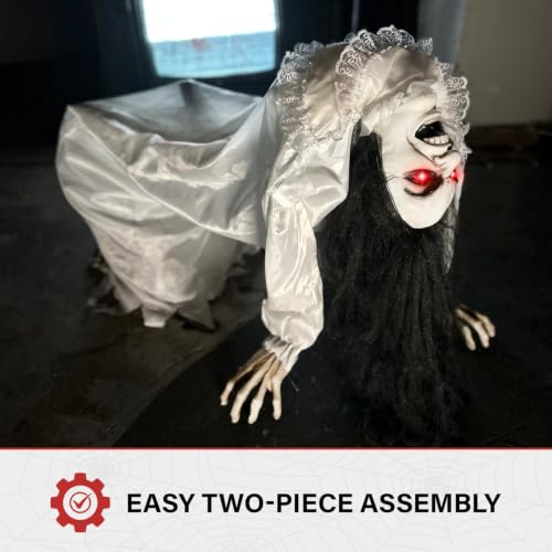 3.0-Ft. Life-Size Animatronic Possessed Woman