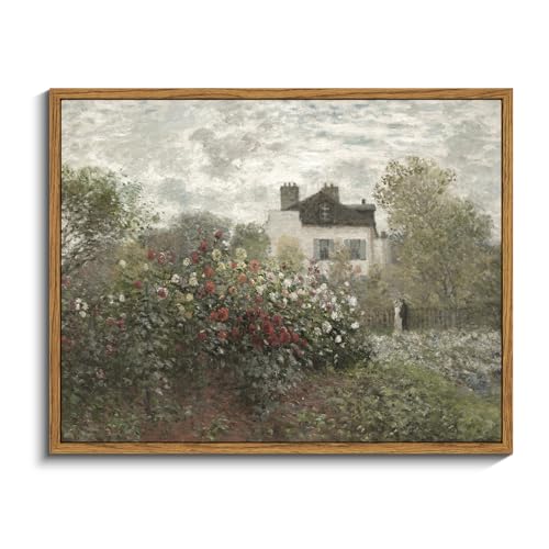 Framed Canvas Wall Art Vintage Decor
