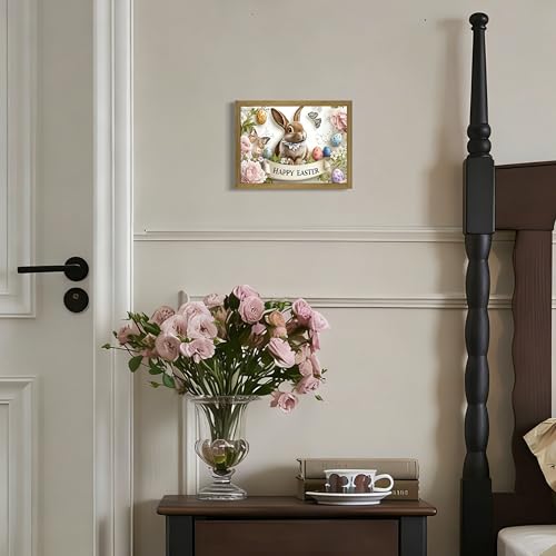 Framed Easter Bunny Wall Art