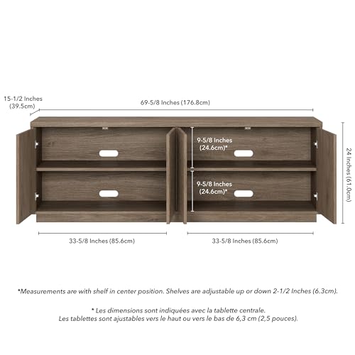 70" TV Stand for TVs up to 75"