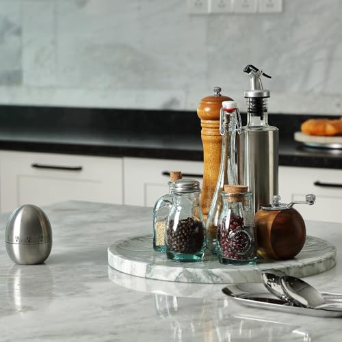 Natural Round Marble Tray