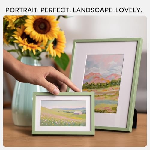 A5 Green Picture Frame