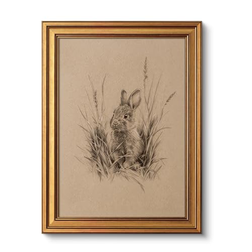 Vintage Gold Framed Wall Art for Living Room