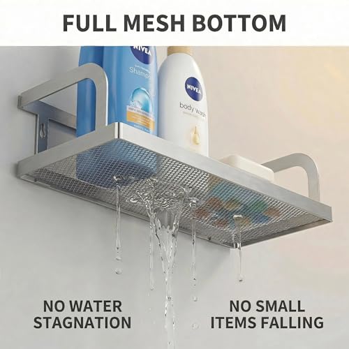 2 Pack Wide Hollowout Shower Caddy & Spice Rack (2 Count)