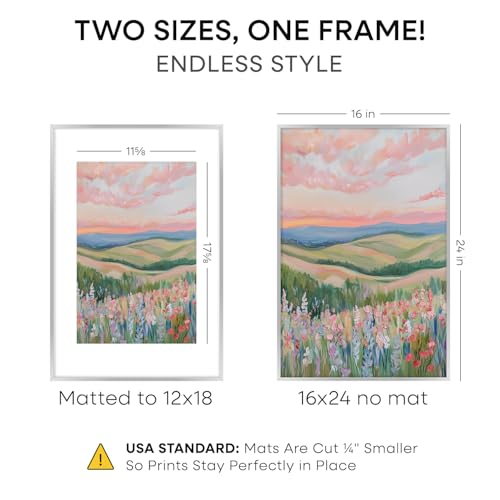 16x24 Silver Picture Frame (2 Count)