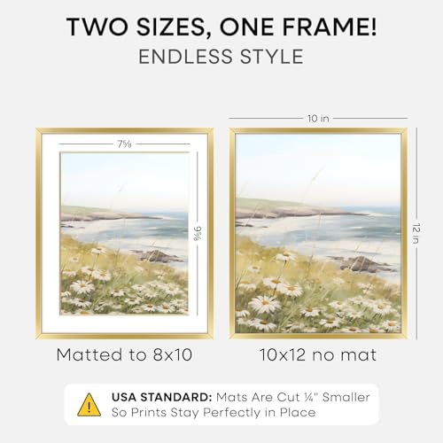 10x12 Gold Picture Frame (2 Count)