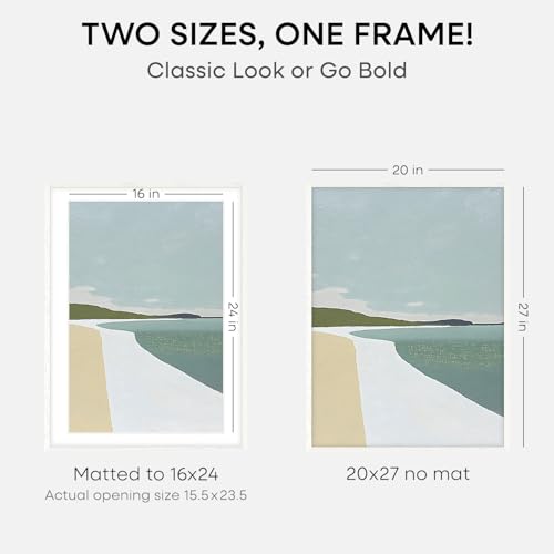 20x27 White Oak Picture Frame