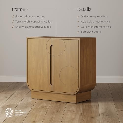 Joey Mid Century Modern Storage Cabinet (4 Count)