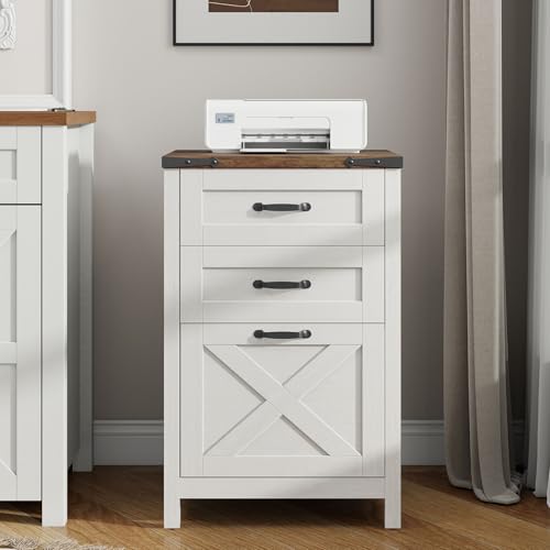 Vertical File Cabinet with 3 Drawers